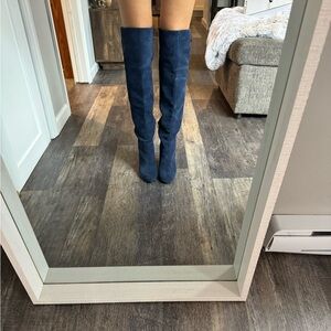 Aldo Maroco Boot in Navy, Size 8, Suede